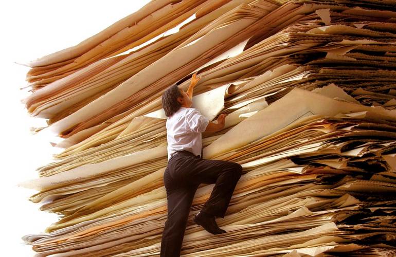 Сокращение бумажной бюрократии